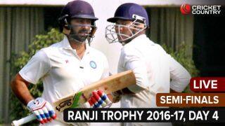 रणजी ट्रॉफी सेमीफाइनल मैचों के चौथे दिन का खेल खत्म